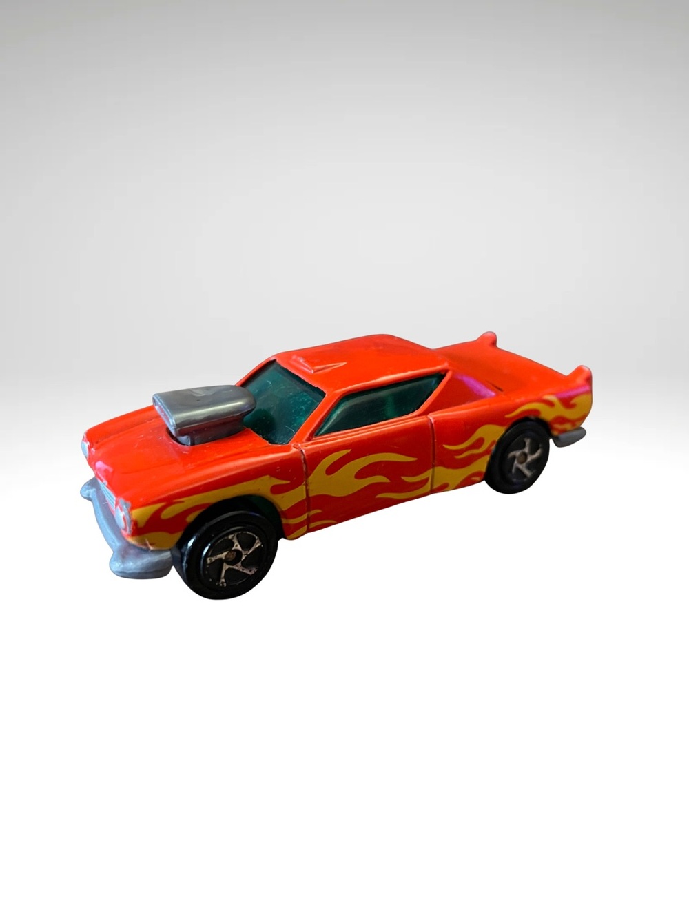 1950's Style Red & Yellow with Flames Diecast Toy Car (SKU: 39TO)